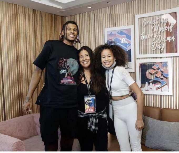 Bree Purganan Jalen Green mother